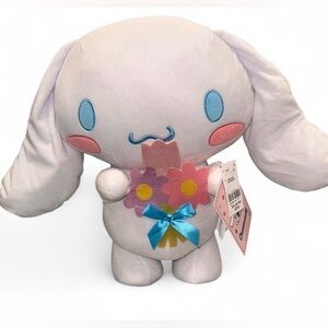 Sanrio Cinnamoroll Easter Greeter holding Flower Bouquet
